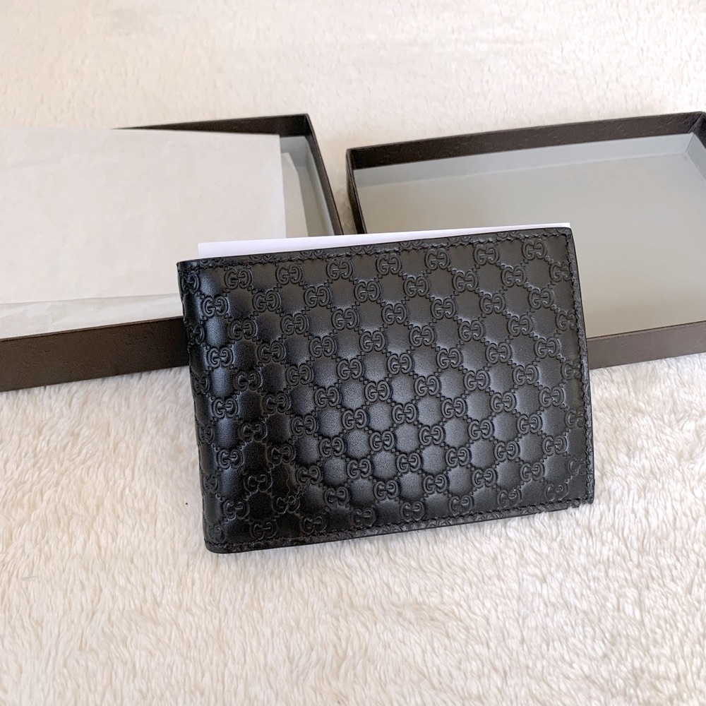 NWT Authentic Gucci Guccissima Bifold Long Wallet